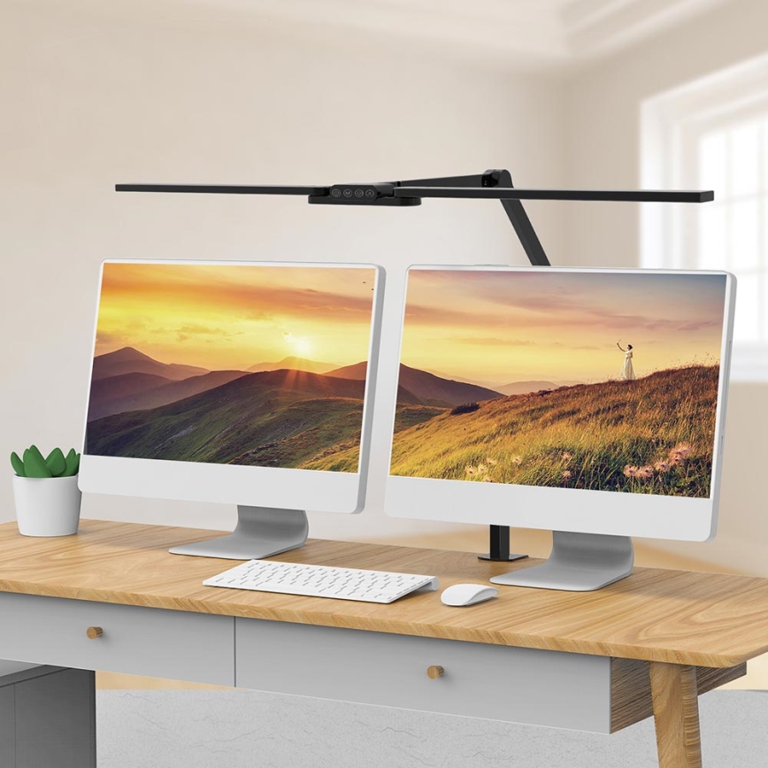 Brilagi - LED Hämardatav puutetundlik paindlik laualamp VARIO LED/24W/230V 3000-6500K CRI 92 must