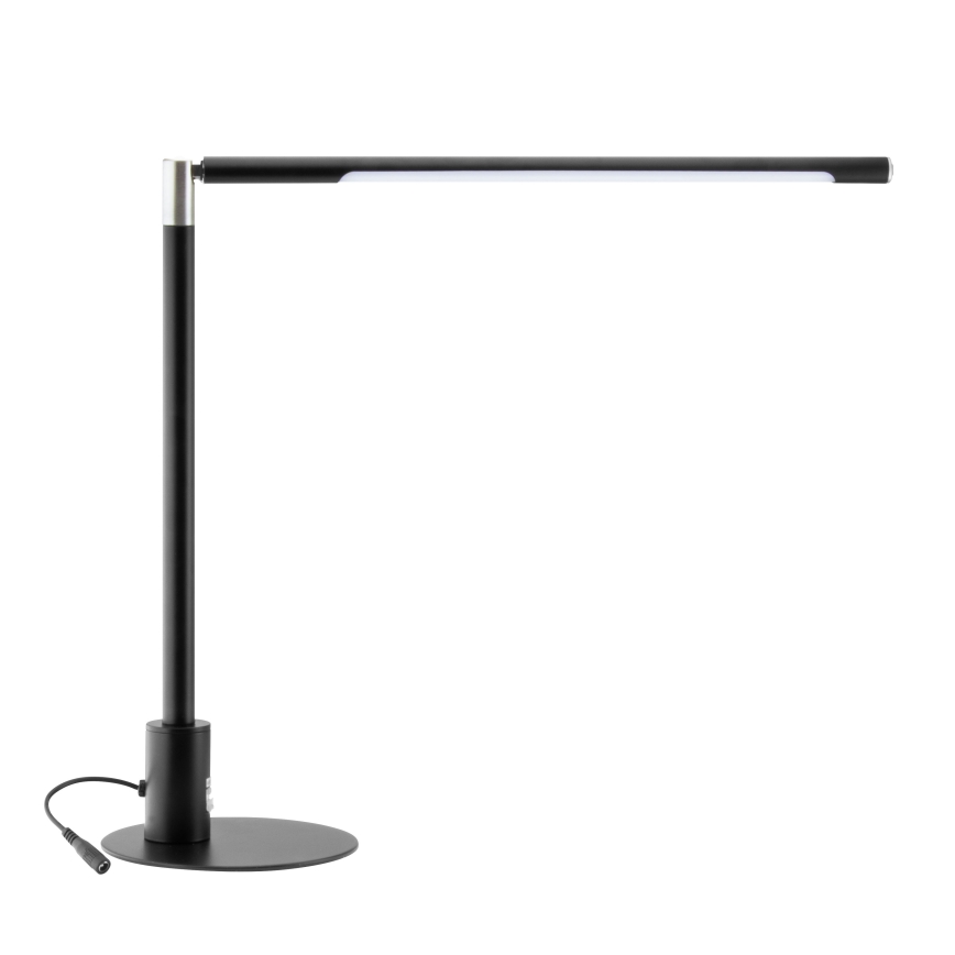Brilagi - LED-hämardatav puutetundlik laualamp USB-portidega VARIO LED/7W/230V 3000-6500K CRI 96 must