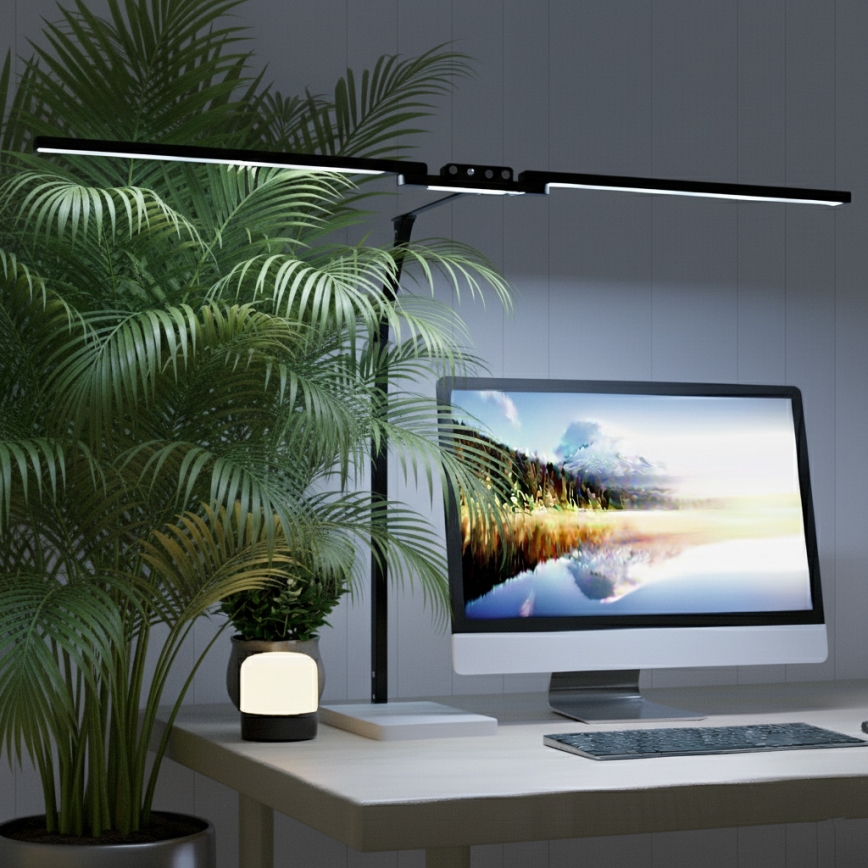 Brilagi - VARIO LED hämardatav puutetundlik lauavalgusti LED/24W/230V 3000-6500K CRI 92 must