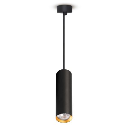Brilagi - LED RGBW hämardatav rippvalgusti juhtmel SELE 1xGU10/4,8W/230V 3000K must/kuldne + kaugjuhtimispult
