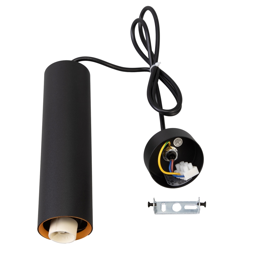 Brilagi - LED RGBW hämardatav rippvalgusti juhtmel SELE 1xGU10/4,8W/230V 3000K must/kuldne + kaugjuhtimispult