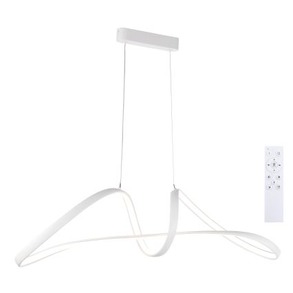 Brilagi - LED hämardatav kaabliga riputatav lühter TWISTER LED/60W/230V 3000-6000K valge + kaugjuhtimispult