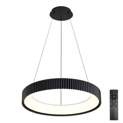 Brilagi - hämardatav LED-lühter riputuskaabliga FALCON MODERN LED/54W/230V 3000-6500K läbimõõt 60 cm must + kaugjuhtimispult
