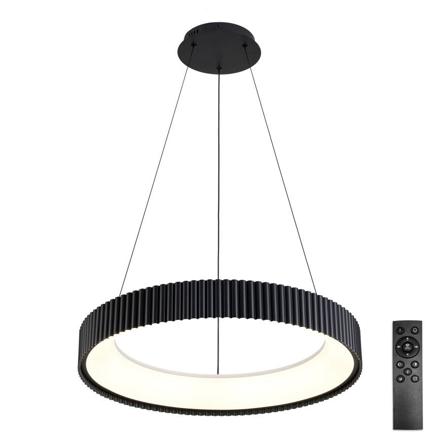 Brilagi - hämardatav LED-lühter riputuskaabliga FALCON MODERN LED/54W/230V 3000-6500K läbimõõt 60 cm must + kaugjuhtimispult