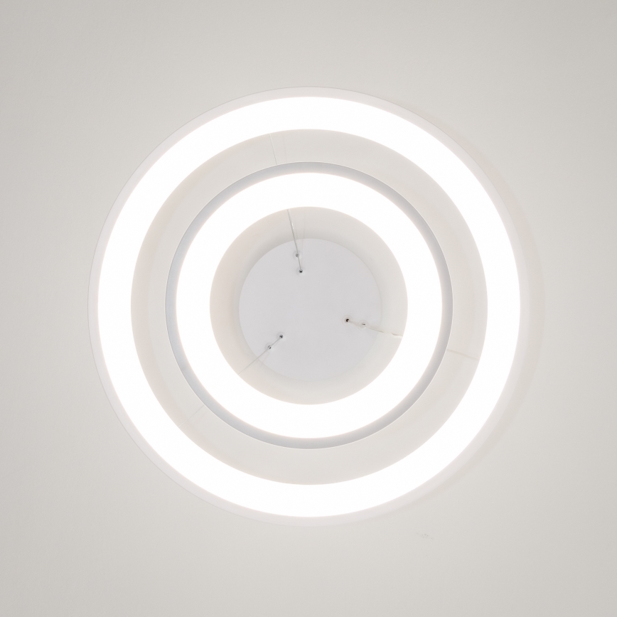 Brilagi - hämardatav LED-rippvalgusti juhtmel FALCON SLIM LED/68W/230V 3000-6500K Ø 50 cm valge + kaugjuhtimispult