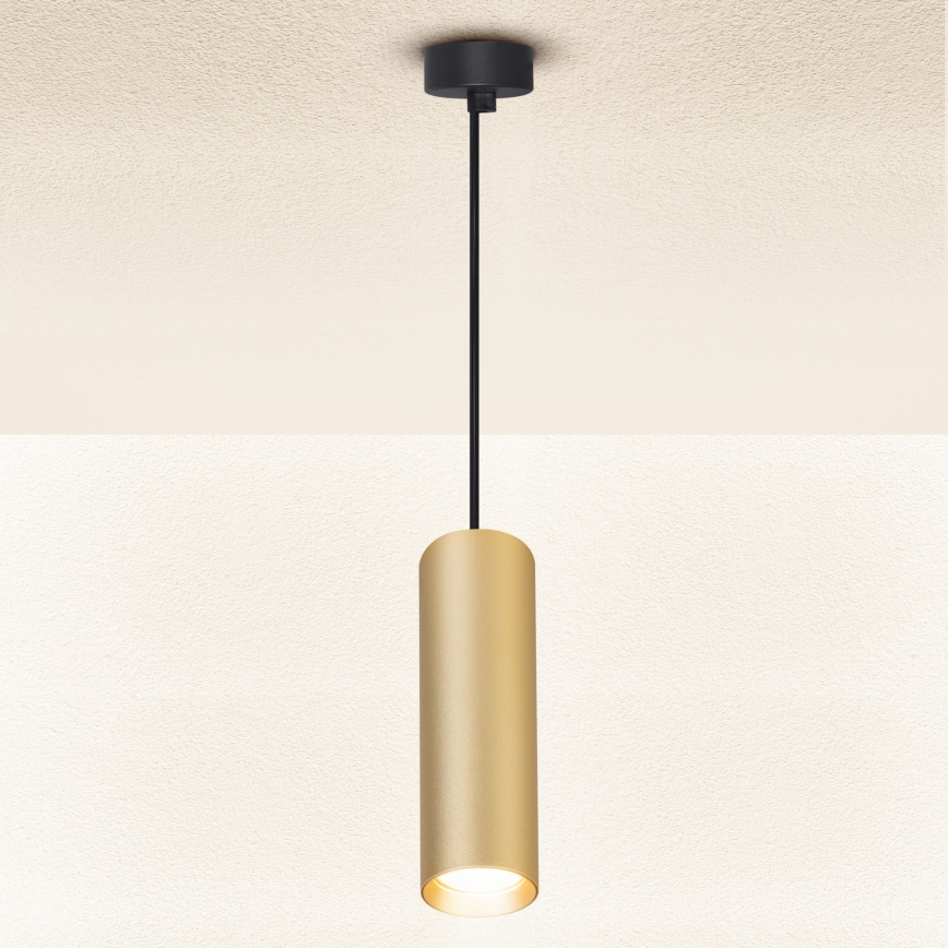 Brilagi - LED hämardatav ripplamp kaablil SELE 1xGU10/6,5W/230V 2700-6500K must/kuldne