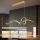 Brilagi - LED hämardatav ripplamp traadil SIGNATURE LED/55W/230V 3000-6000K 120x23 cm kuldne + kaugjuhtimispult