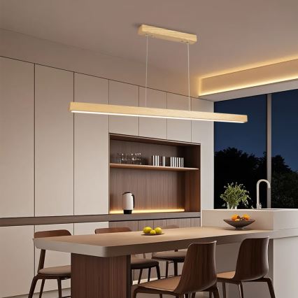Brilagi - LED hämardatav ripplamp köiel OAK SMART LED/30W/230V Wi-Fi Tuya tamm + kaugjuhtimispult