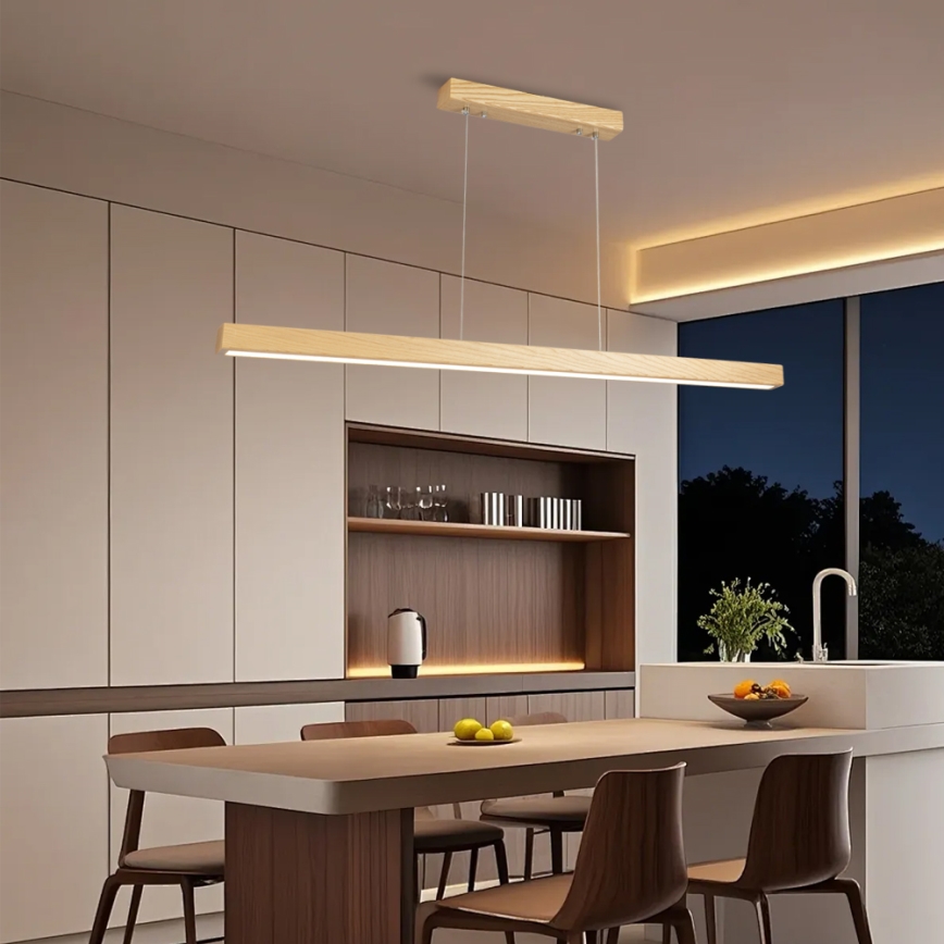 Brilagi - LED hämardatav ripplamp köiel OAK SMART LED/30W/230V Wi-Fi Tuya tamm + kaugjuhtimispult