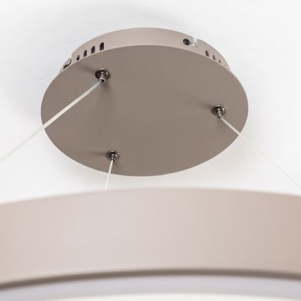 BRILAGI - LED Hämardatav ripplühter kaablil FALCON II LED/108W/230V 3000-6500K läbimõõt 80 cm beež + kaugjuhtimispult