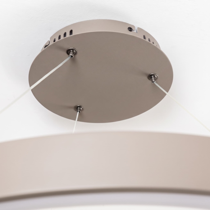 BRILAGI - LED Hämardatav ripplühter kaablil FALCON II LED/108W/230V 3000-6500K läbimõõt 80 cm beež + kaugjuhtimispult