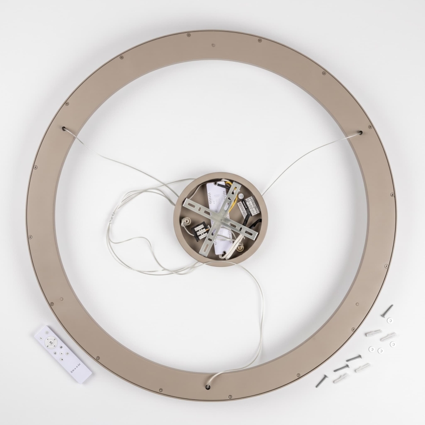 BRILAGI - LED Hämardatav ripplühter kaablil FALCON II LED/108W/230V 3000-6500K läbimõõt 80 cm beež + kaugjuhtimispult