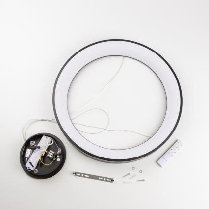 Brilagi - LED-hämardatav lühter kaablil FALCON II LED/99W/230V 3000-6500K läbimõõt 60 cm must + kaugjuhtimispult