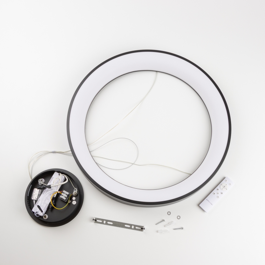 Brilagi - LED-hämardatav lühter kaablil FALCON II LED/99W/230V 3000-6500K läbimõõt 60 cm must + kaugjuhtimispult