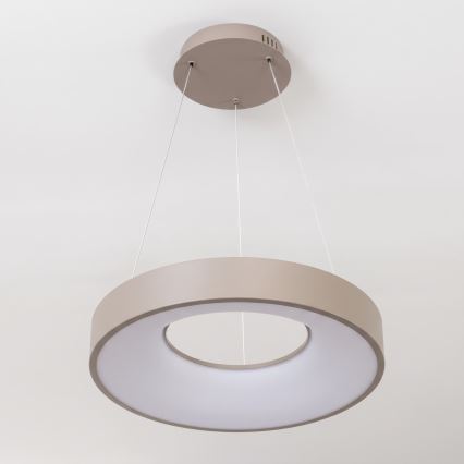 BRILAGI - Hämardatav LED-laelühter kaablil FALCON II LED/67W/230V 3000-6500K pr. 40 cm beež + kaugjuhtimispult