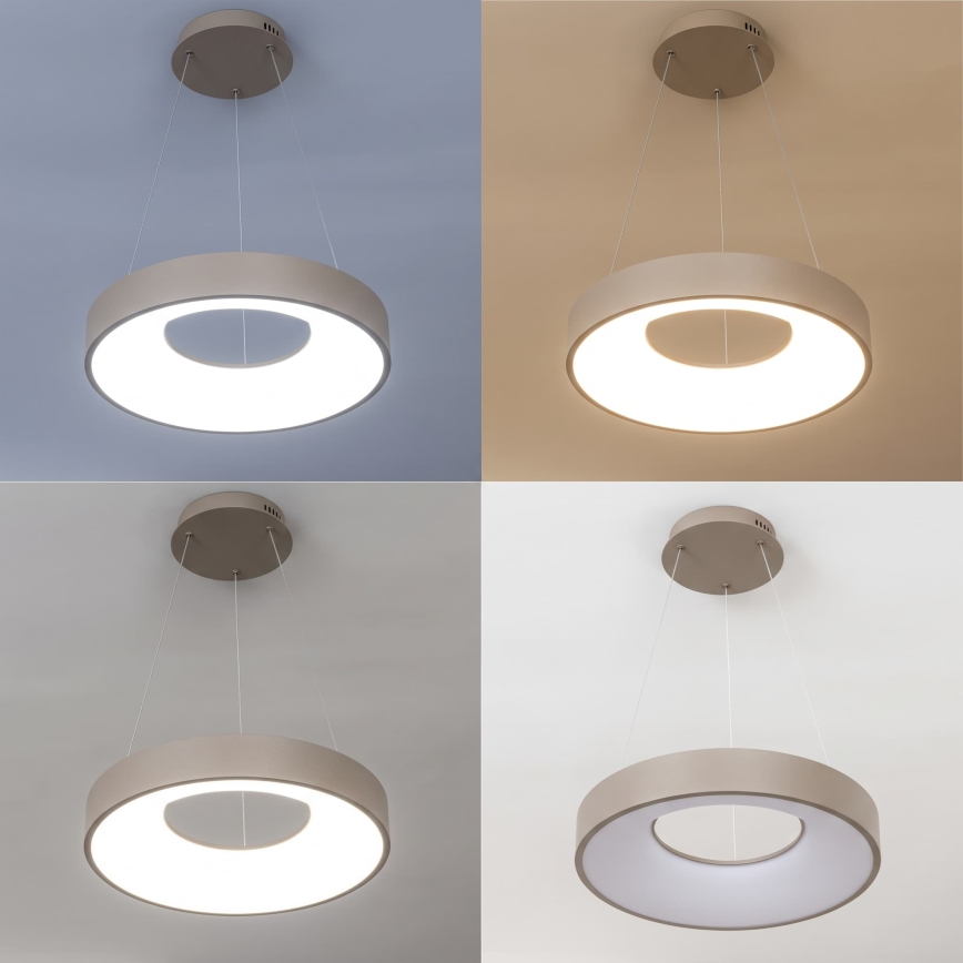 BRILAGI - Hämardatav LED-laelühter kaablil FALCON II LED/67W/230V 3000-6500K pr. 40 cm beež + kaugjuhtimispult