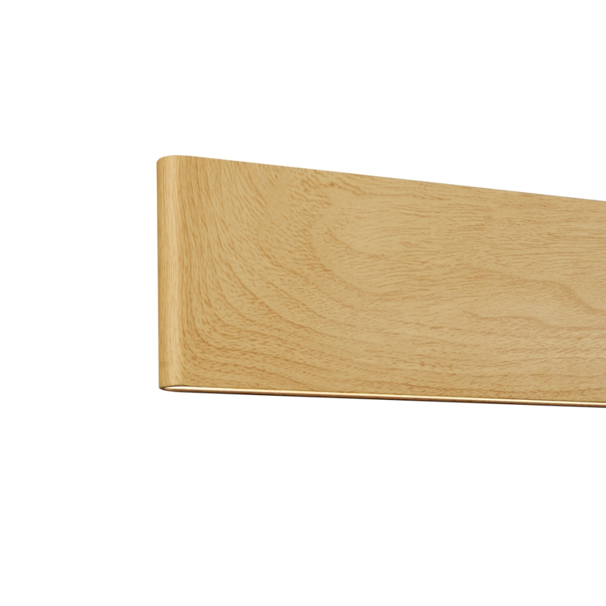 Brilagi - LED-dimmendatav ripplamp kaablil SLIMLINE LED/40W/230V 3000-6000K tammeviimistlus + kaugjuhtimispult
