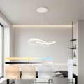 Brilagi - LED hämardatav rippvalgusti INFINITY riputuskaabliga LED/55W/230V 3000-6000K 50x50 cm valge + kaugjuhtimispult