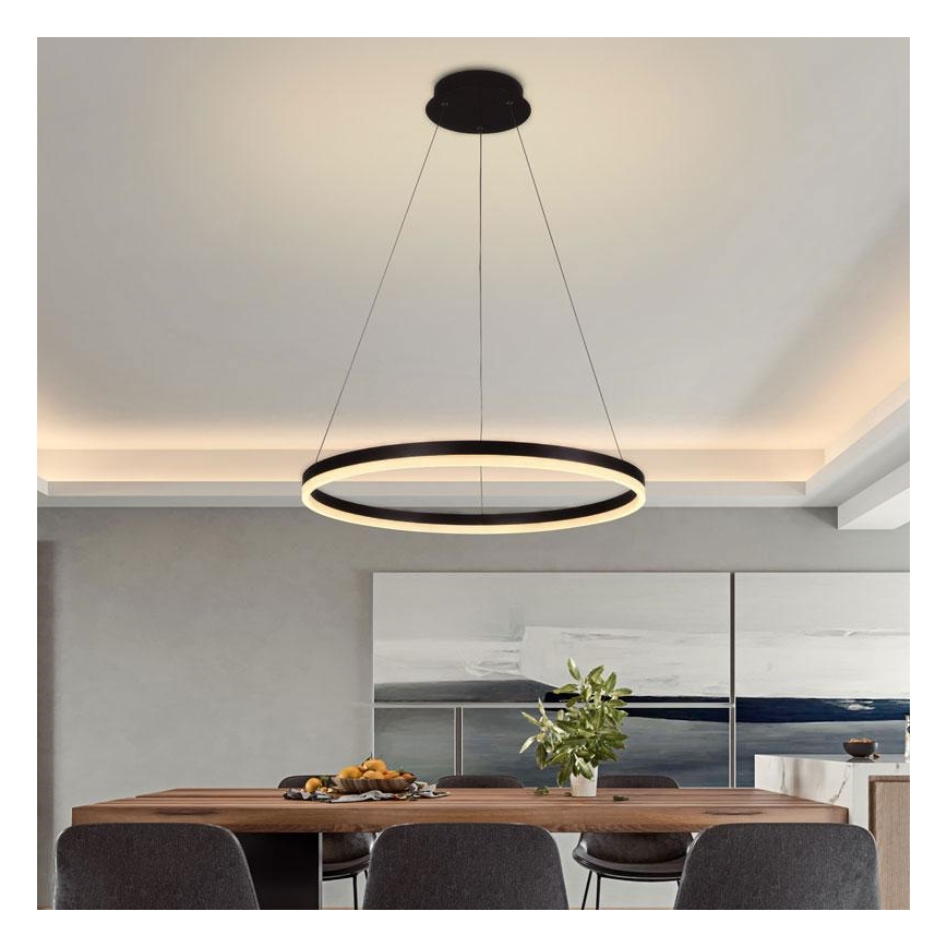 Brilagi - hämardatav LED-ripplamp kaablil CIRCLE LED/42W/230V 3000-6500K läbimõõt 60 cm + kaugjuhtimispult