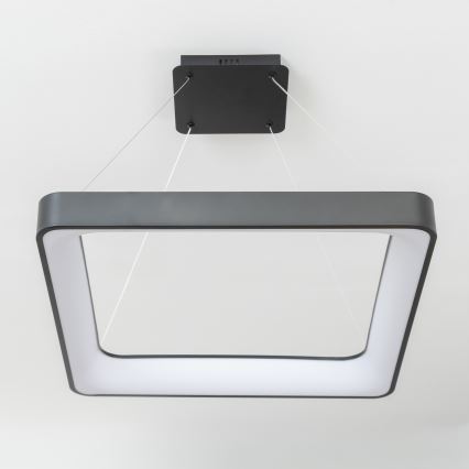 Brilagi - LED-hämardatav kaabliga rippvalgusti FALCON II LED/125W/230V 3000-6500K 60x60 cm must + kaugjuhtimispult