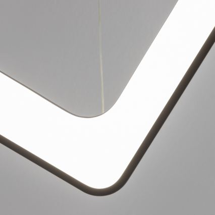 Brilagi - LED-hämardatav kaabliga rippvalgusti FALCON II LED/125W/230V 3000-6500K 60x60 cm must + kaugjuhtimispult