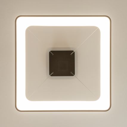 Brilagi - LED-hämardatav kaabliga rippvalgusti FALCON II LED/125W/230V 3000-6500K 60x60 cm must + kaugjuhtimispult