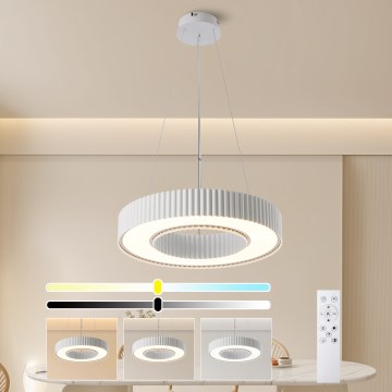 Brilagi - LED hämardatav rippvalgusti kaabliga LUMIX LED/48W/230V 3000-6000K valge läbimõõt 50 cm + kaugjuhtimispult