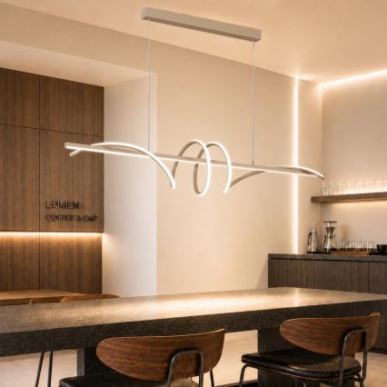 BRILAGI - LED hämardatav lühter köisel SIGNATURE LED/50W/230V 3000-6000K 120 cm beež + kaugjuhtimispult