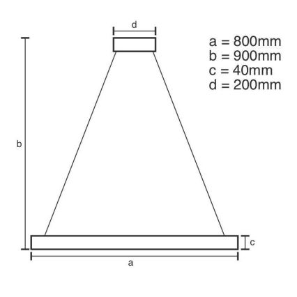 Brilagi - hämardatav LED-ripplühter kaablil CIRCLE LED/55W/230V 3000-6500K läbim. 80 cm pruun + kaugjuhtimispult