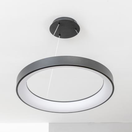 BRILAGI - LED-hämardatav kaabliga riputatav laelühter FALCON II LED/99W/230V 3000–6500K läbimõõt 60 cm must + kaugjuhtimispult