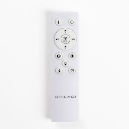 BRILAGI - LED-hämardatav kaabliga riputatav laelühter FALCON II LED/99W/230V 3000–6500K läbimõõt 60 cm must + kaugjuhtimispult