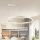 Brilagi - LED-hämardatav rippvalgusti kaablil PORTOFINO LED/60W/230V 3000–6000K Ø 80 cm hõbedane + kaugjuhtimispult