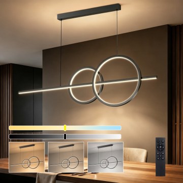 BRILAGI - LED hämardatav rippvalgusti kaablil SIGNATURE LED/53W/230V 3000-6000K 120 cm must + kaugjuhtimispult