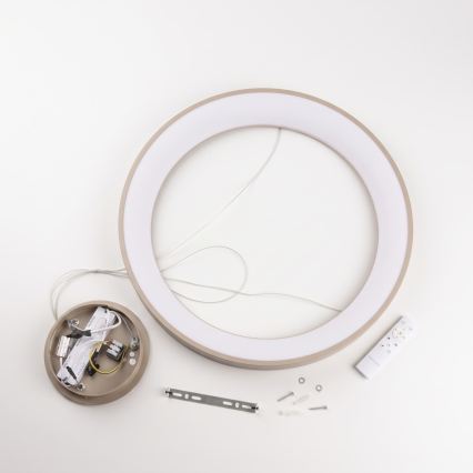 BRILAGI - LED-hämardatav rippvalgusti kaabliga FALCON II LED/99W/230V 3000-6500K läbimõõt 60 cm beež + kaugjuhtimispult