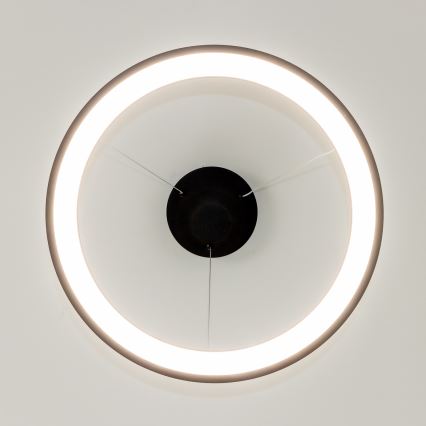 Brilagi - LED-hämardatav rippvalgusti kaablil FALCON SLIM LED/42W/230V 3000-6500K läbimõõt 50 cm must + kaugjuhtimispult