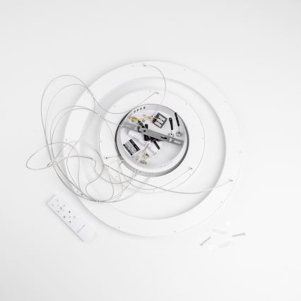 Brilagi - hämardatav LED-riputuslühter kaabliga FALCON SLIM LED/68W/230V 3000-6500K läbimõõt 50 cm valge + kaugjuhtimispult