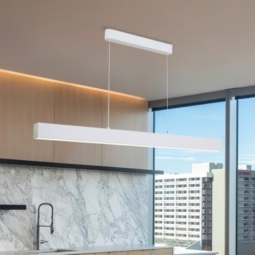 Brilagi - LED Hämardatav Rippvalgusti SLEEKLINE SMART LED/40W/230V 3000-6000K Wi-Fi Tuya Valge + kaugjuhtimispult
