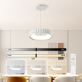 BRILAGI - LED-hämardatav riputuskaabliga rippvalgusti FALCON MODERN LED/30W/230V 3000-6000K, läbimõõt 40 cm, valge + kaugjuhtimispult