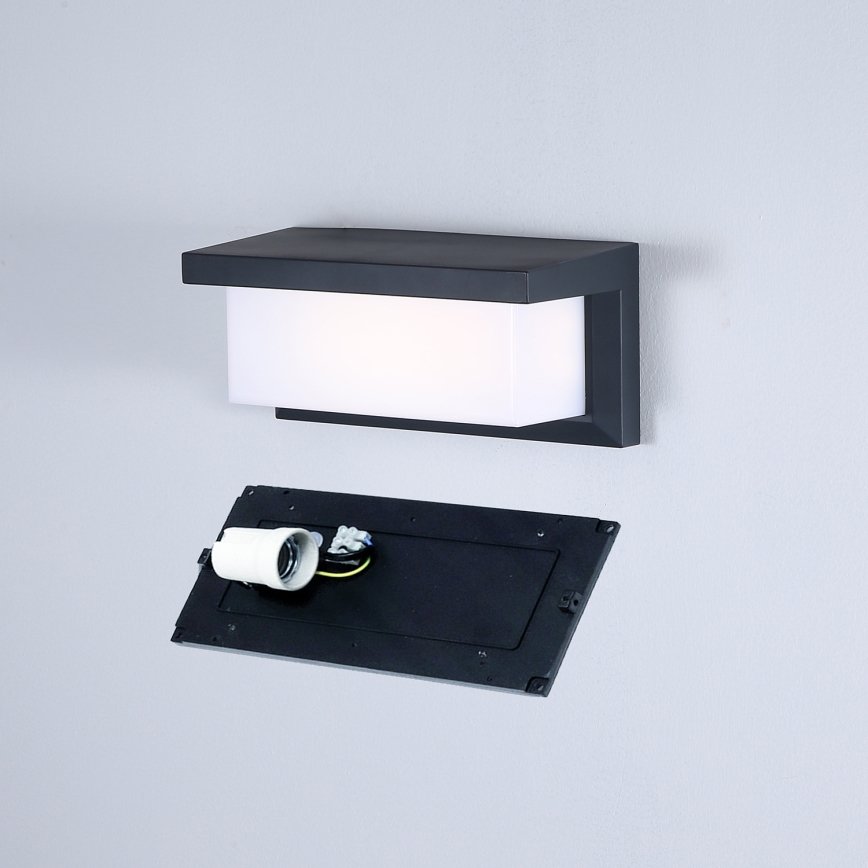 Brilagi - LED-hämardatav välisseinavalgusti BRICKY 1xE27/6W/230V 2700-6500K IP54 antratsiit