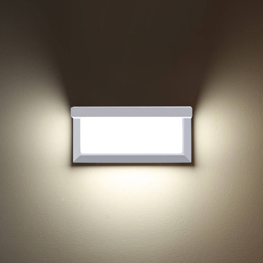 Brilagi - LED hämardatav seinale paigaldatav välisvalgusti BRICKY 1xE27/6W/230V 2700-6500K IP54 valge