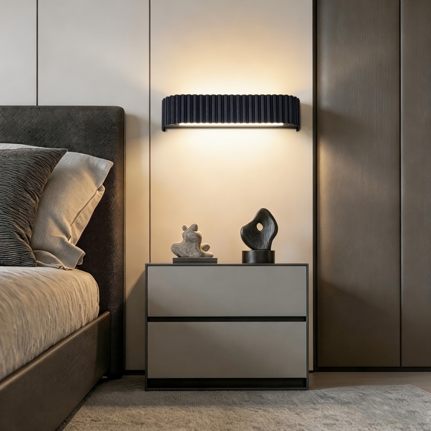BRILAGI - hämardatav LED-seinavalgusti FALCON MODERN LED/14W/230V 3000-6000K 40 cm must + kaugjuhtimispult