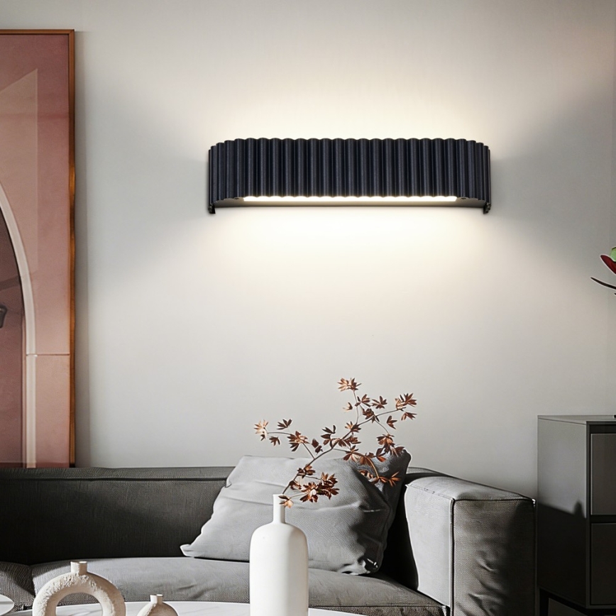 BRILAGI - hämardatav LED-seinavalgusti FALCON MODERN LED/14W/230V 3000-6000K 40 cm must + kaugjuhtimispult