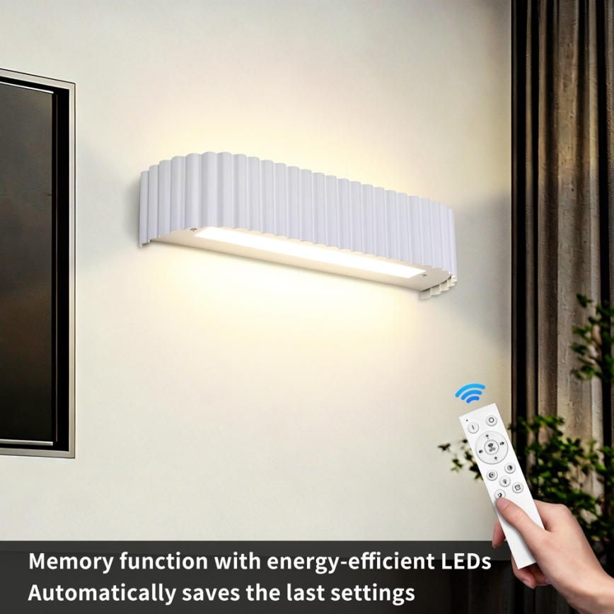 BRILAGI - LED hämardatav seina valgusti FALCON MODERN LED/14W/230V 3000-6000K 40 cm valge + kaugjuhtimispult