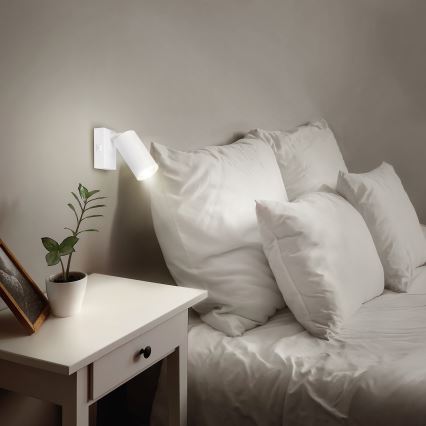 Brilagi - LED RGBW hämardatav seinapunktvalgusti SELE 1xGU10/4,8W/230V 3000K valge + kaugjuhtimispult