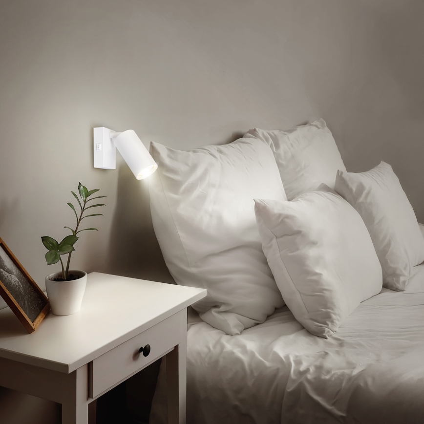 Brilagi - LED RGBW hämardatav seinapunktvalgusti SELE 1xGU10/4,8W/230V 3000K valge + kaugjuhtimispult