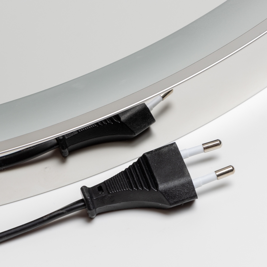 Brilagi - LED hämardatav soojendusega vannitoapeegel taustvalgustusega ALU PRO LED/18W/230V läbimõõt 60 cm 3000/4000/6500K IP44 läikiv kroom CRI 90