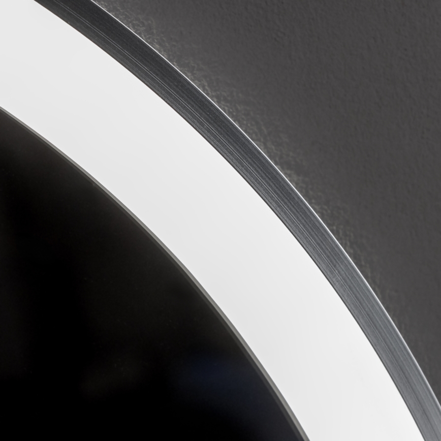 Brilagi - LED-hämardatav vannitoapeegel soojendusega ja taustvalgustusega ALU PRO LED/18W/230V läbimõõt 60 cm 3000/4000/6500K IP44 mattkroom CRI 90