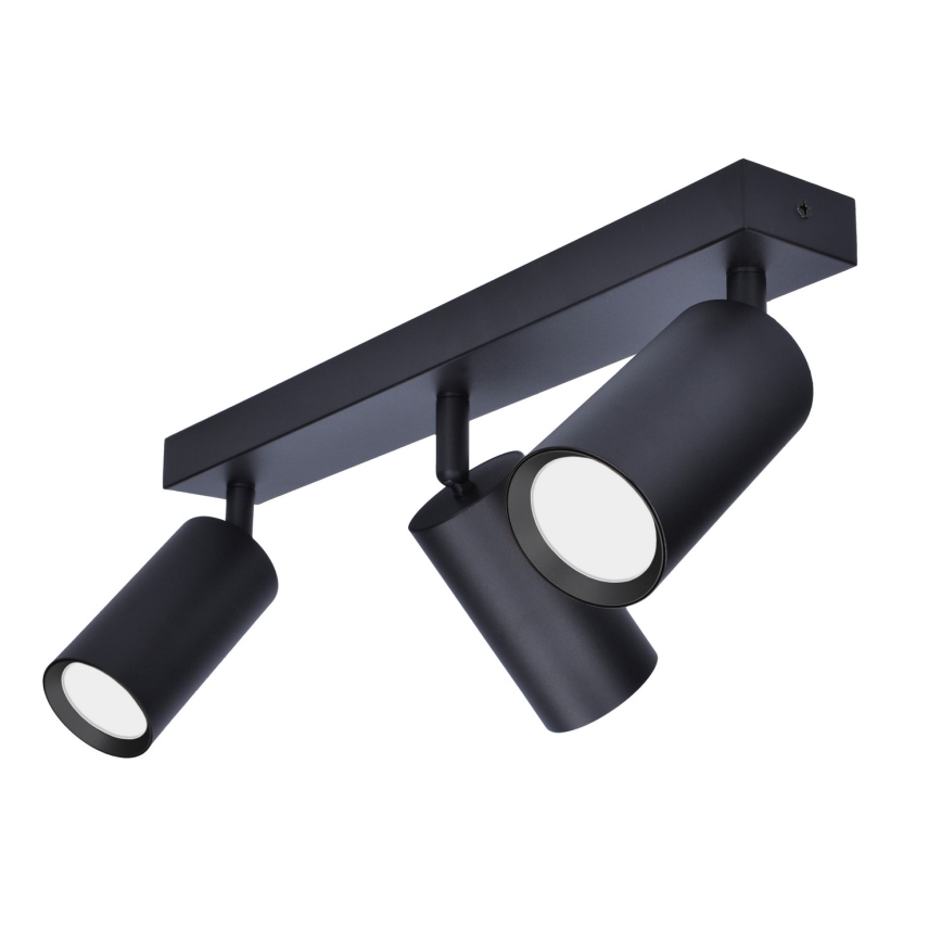 Brilagi - LED RGBW hämardatav punktvalgusti SELE 3xGU10/4,8W/230V 3000K must + kaugjuhtimispult