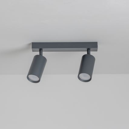 Brilagi - LED-hämardatav suunavalgusti SELE 2xGU10/6,5W/230V 2700-6500K antratsiit