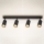 Brilagi - LED-hämardatav suunavalgusti SELE 4xGU10/6,5W/230V 2700-6500K must/kuldne